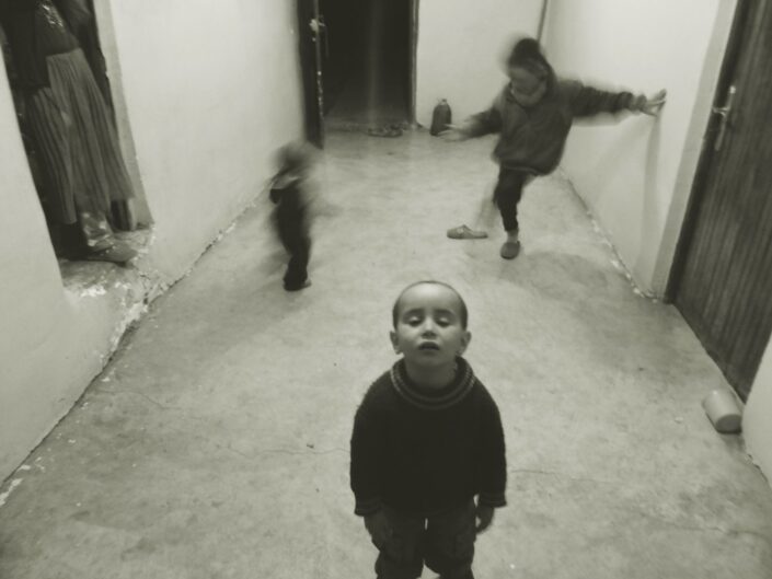 Kids playing in Ait Bougmez valley